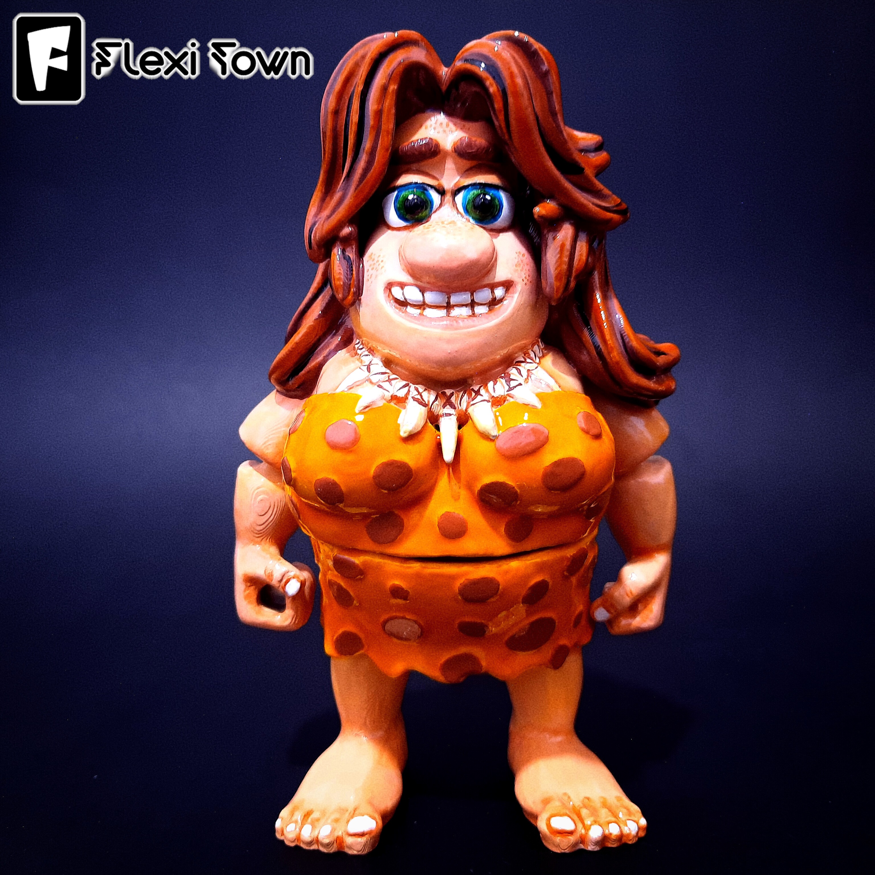 Flexi Print-in-Place Cavewoman